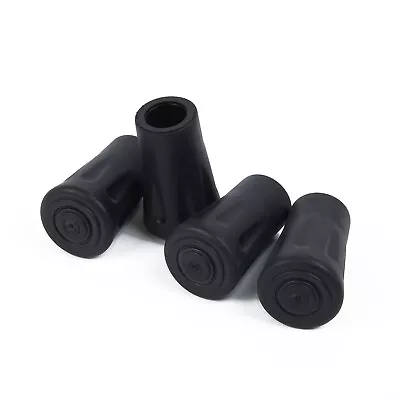 Rubber Reinforced Tip End Cap Hiking/Walking Stick Trekking Pole Tip Covers 2/4x • £4.26