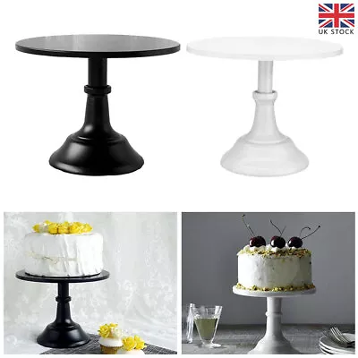 10'' Cake Stand Pedestal Dessert Round Holder Wedding Party Birthday Display UK • £10.64