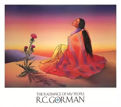 Navajo Dawn - R. C. Gorman Art Print Southwest Native Latin Sunrise Poster 28x32 • $49.95