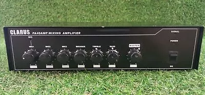 Clarus PA40 AMP Mixing Amplifier Pro Audio Equipment • £49.99