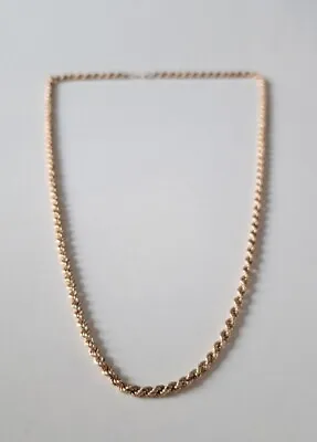 RJ 9 Carat Gold Rope Link Necklace. 20 . • £190