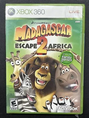 Madagascar: Escape 2 Africa (Xbox 360 2008) New Factory Sealed - Free Ship • $21.99
