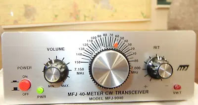 Nice MFJ-9040 Ham Radio 40-Meter QRP CW Transceiver W/CW Filter & Keyer MFJ9040 • $249.99