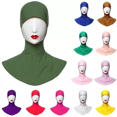Women LaDY Muslim Sport Hijab Islamic Under Scarf Cap Neck Cover Inner Headwear • $5.99