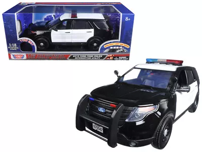 Motormax 73996 2015 Ford Police Interceptor Utility 1/18 Diecast Model Car • $82.99