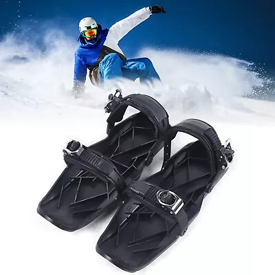 Snowshoes Mini Ski Skates Short Skiboards Snowblades Skiing Black US STOCK • $24.70