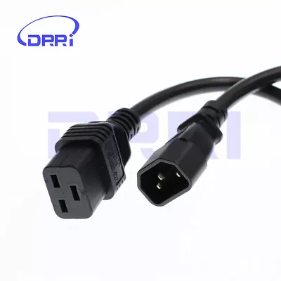 IEC 320 C14 Male To 2x 3x 4x 6x C13 Female Y Splitter Extension Power Cord Cable • £18