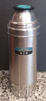 Vintage Stainless Steel THERMOS Model 2460S * Quart Size Vacuum Bottle * USA • $12.99