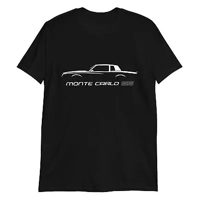 Chevy Monte Carlo SS Fourth Gen 1981 - 1988 Classic Car Short-Sleeve T-Shirt • $26.95