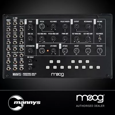 $579 • Buy Moog Mavis Semi-Modular Analog Tabletop Synthesizer