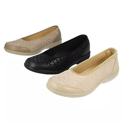 Ladies Black / Beige /Taupe Easy B Slip On Casual Shoes : Margo • £19.99