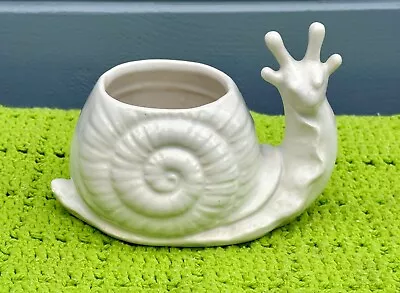 Vintage Ceramic Animal Planter / Snail • $14
