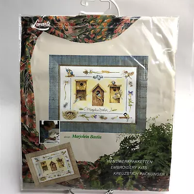 Lanarte Cross Stitch Embroidery Kit Bird Houses No Vacancies 34365 Marjolein Bas • $44.99