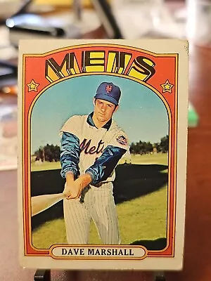 1972 Topps #673 Dave Marshall - New York Mets  - VGEX - • $10.99