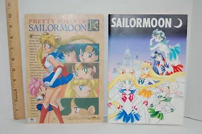 Sailor Moon Pretty Soldier 1994 Vintage Notebook & Pencil Board Plastic Picture • $29.75
