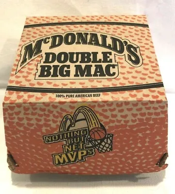 VINTAGE 1993 McDonald's Double Big Mac Box - BRAND NEW NO GREASE STAINS!! • $0.99