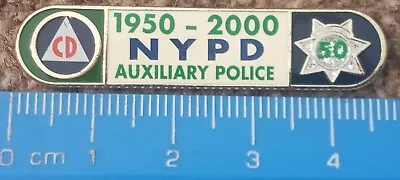 £5 • Buy NEW YORK POLICE DEPARTMENT AUXILIARY 150th ANNIVERSARY LAPEL PIN BADGE TIE TAC