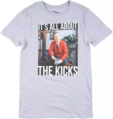 Mister Mr. Rogers Neighborhood It's All About The Kicks Mens T-Shirt Choose Size • $14.95