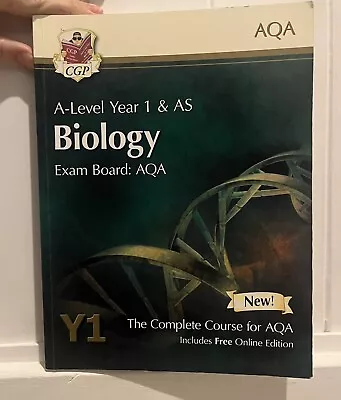 A-Level Biology For AQA: Year 1 & AS Student Book With Online Edition By CGP... • £6