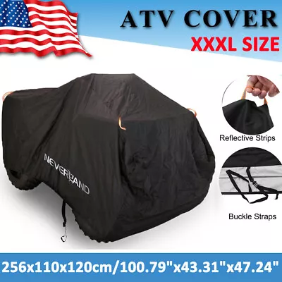 XXXL Waterproof ATV Cover Universal Fit For Polaris Honda Yamaha Can-Am Suzuki • $30.99