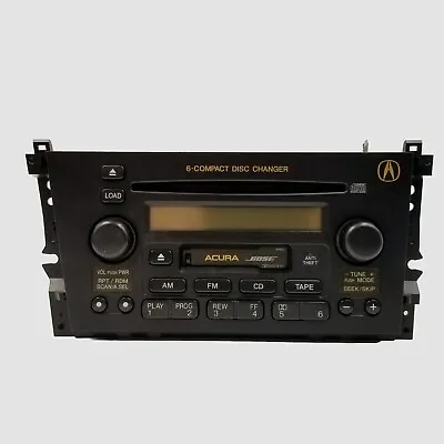 Acura TL AM FM Bose 6 Disc CD Cassette Radio Receiver OEM 39101-S3M-A130-M1 • $48.97