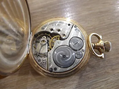 £80 • Buy Superb Elgin Usa 20 Years Gold Plated Full Hunter Antique  Pocket Watch