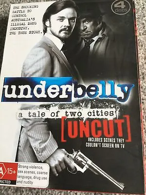 Underbelly - A Tale Of Two Cities -  Region 4 4 Discs  Australia 1976 Good • £13.99