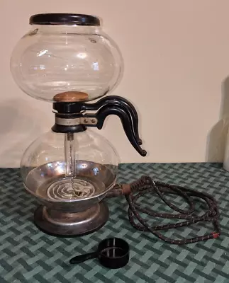 $74.47 • Buy Vintage Pyrex Silex Double Bubble Vacuum Coffee Percolator Heater Filter Dippex