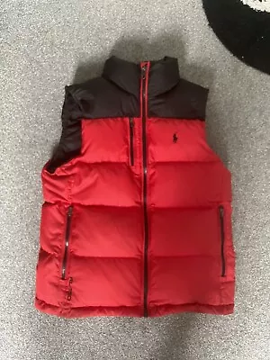 Authentic Black Red Ralph Lauren Down Gilet Size Small • £35