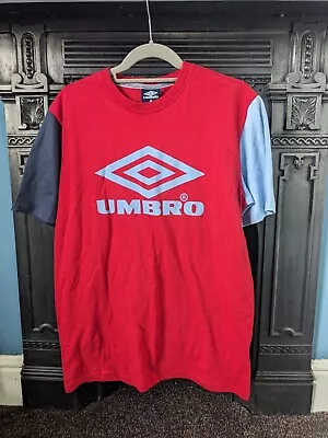 Umbro Red And Blue T-shirt Size Medium • £6