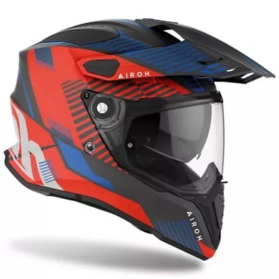 Helmet Airoh Commander Boost Red Blue Kawasaki Versys 300 650 1000 • £287.55