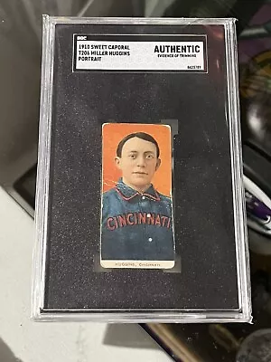 1909-11 T206 Miller Huggins SGC A Graded Tobacco Baseball Card Cincinnati Reds • $84.99