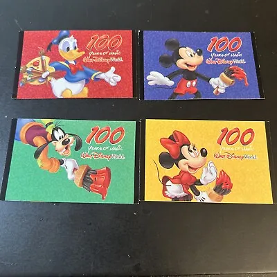 100 Years Of Magic Walt Disney World 2002 Park Hopper Ticket-Set Of 4 • $19.76