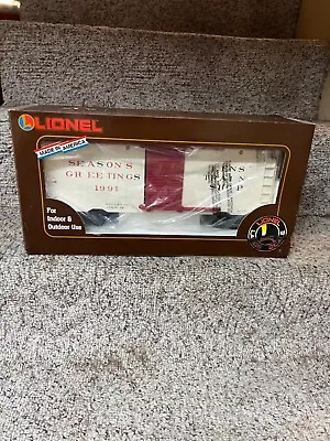 Lionel G Scale Christmas Box Car 1991 - Custom Painted By Len's Train Shop   New • $55