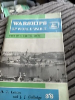 Warships Of World War II Part 1 (Ian Allan 1962) • £2.49