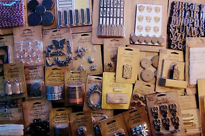 NEW Tim Holtz Idea-ology Embellishments Metal Mixed Media PICK ONE OF 28 TYPES! • $8.99