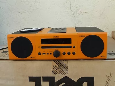 Yamaha MCR-040 Micro Component Stereo System CD FM USB IPod Orange Boxed • $260