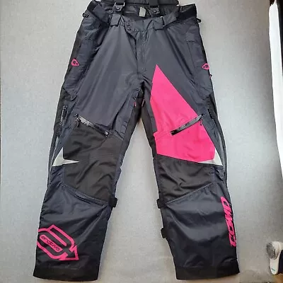 $94.86 • Buy Arctiva Comp Bib Performance Snowmobile Bibs Pants Black Pink Women’s XL