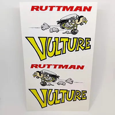 RUTTMAN VULTURE Mini Bike DECALs | Vinyl STICKERs Left And Right Facing 4  • $4.69