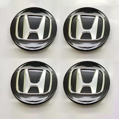 Set Of 4 Fit For Honda Wheel Rim Cover Hub Center Caps Logo Emblem 69mm/2.75 • $16.99