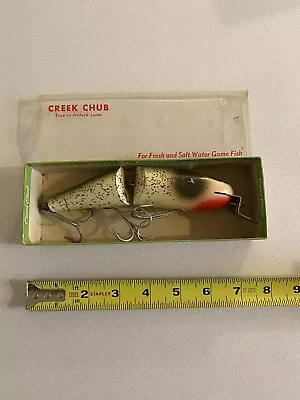 Creek Chub Jointed Striper Pikie In Silver Flash 6818.  Clean • $200