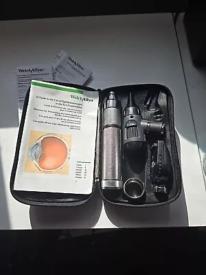 Welch Allyn Coaxial Ophthalmoscope MacroView Otoscope And Rechargeable Handle • $439