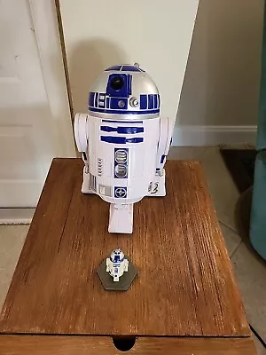 STAR WARS R2-D2 Interactive Droid DISNEY STORE Lights & Sounds 2015 10.5  Tall.. • $25