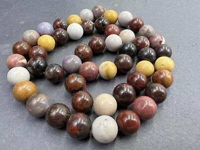 Mookaite Beads 20 Inch Strand (Australian)  10-10.5 Mm Rich Colors Natural • $18.50