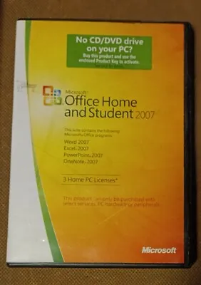 Microsoft Office Home And Student 2007  • £15