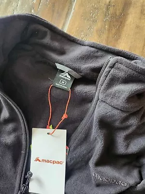 Macpac Womens Tui Jacket Pullover Fleece Jumper Size 18 New $129 Black • $50