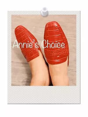 $37.99 • Buy ZARA Women's Flat Slippers(Red, US  7.5/EUR  38)