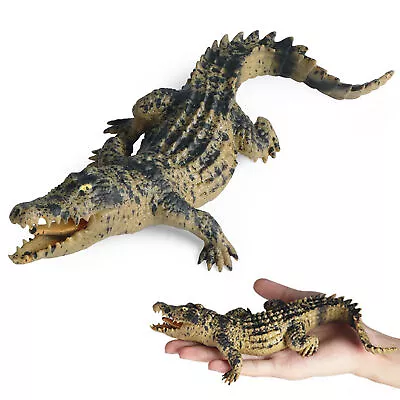 Crocodile Toy Alligator Toy Figure Soft Animal Figurines Toy Animal • $21.89