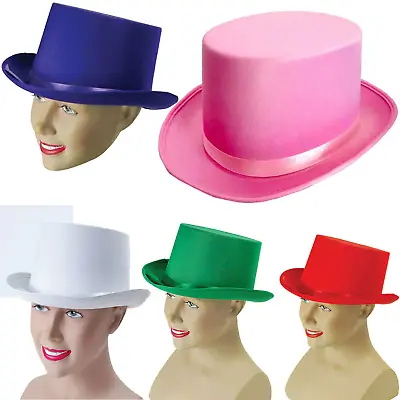 Victorian Top Hat Deluxe Sat Ring Master Adults Fancy Dress Acessory 1920s • £5.49