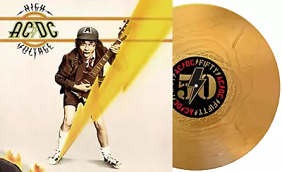 AC/DC - High Voltage (LP) - 50th Anniversary Gold Vinyl • $88